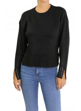 Maglione con polsi con brillantini  Only 